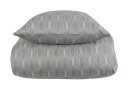 In Style Sengetøy - 200x220 cm - Wave grå - Grå - Mikrofiber