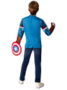 Captain America Deluxe Top Udklædningssæt, 8-10 År