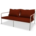 Houe Avon 2 seters sofa Rust/White