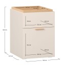 Nattbord 4 You Fresh - Sandbeige