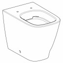Geberit Smyle Square BTW Toalett Keratec Hvit