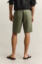 GANT Reg Linen Ds Shorts   Khaki green   XL