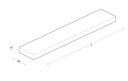 SG Basic LED takarmatur Hvit 8030lm 3000K