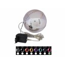 Europalms Led Snøball 15cm, Rosa