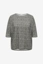 Only Carmakoma Topp carLarama 3/4 O neck Top Jrs Grå