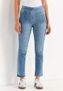 Superkomfortabel ankeljeans i denim Elin