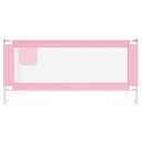 vidaXL Sengehest småbarn rosa 200x25 cm stoff