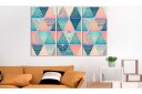 Bilde Oriental Triangles 3 Parts 120x80 Artgeist sp. z o. o.