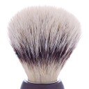 Plisson Shaving Brush, High Mountain White Fibre & Pearl BrownSize 12