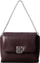 Calvin Klein Emblem Hw Padded Crossbody   Burgundy   ONE SIZE