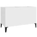  Hifi benk hvit 74,5x38x48 cm konstruert tre