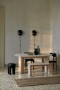 Ferm Living Bevel Benk White Oiled Beech
