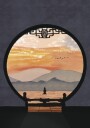 Asian Pagoda Sunset View Plakat / 21x30