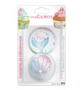 Scrapcooking Muffinsformer Havfrue Pk/36 