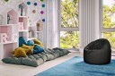 Arvind Sittepuff 120 cm   Svart