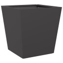  Plantekasser svart 40x40x40 cm stål