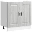  Vask underskap Kalmar grå sonoma 80x46x81,5 cm konstruert tre 8721158417992