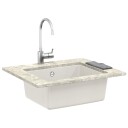  Vask Hvit 530 x 460 mm 80% kvarts og 20% harpiks