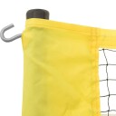  Volleyballnett gul og svart 823x244 cm PE stoff