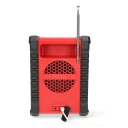 Arbeidsradio DAB+ med Bluetooth og Oppladbart Batteri