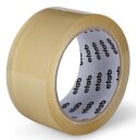 Cutfix PAKKETAPE 543 50mmx66m TRANSP 6/36 PP LYDLØS AVTREKK EMBALLASJETAPE u/ean