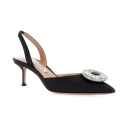 Aquazzura, Dame, Sko, Svart, 37 1/2 EU,