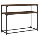 Konsollbord brun eik 100x35,5x75 cm konstruert tre 8720845420208