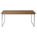 Grythyttan Stålmöbler B31 bord 170 cm Mørkerød / Varmgalvanisert