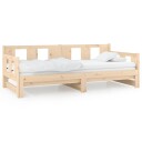vidaXL Uttrekkbar dagseng heltre furu 2x(90x190) cm