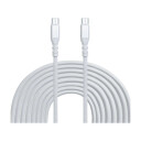 DACOTA PLATINUM USB-C - USB-C-KABEL 5M, HVIT