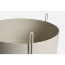 Woud - Pidestall Planter Medium Grey