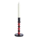 Affari of Sweden Lysestake i jern og glasskuler Isabelle H:18,5 cm Rød/Brun