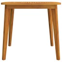 vidaXL Hagebord 85x85x75 cm heltre akasie