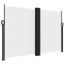  Uttrekkbar sidemarkise hvit 160x600 cm 4004631