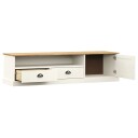 vidaXL TV-benk VIGO hvit 156x40x40 cm heltre furu