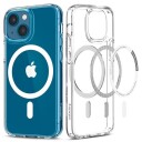 Spigen Ultra Hybrid Deksel for iPhone 13 - MagSafe Kompatibel - Gjennomsiktig Hvit