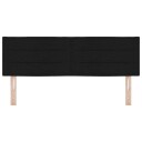  Hodegavl med Linjer Design Svart 160 cm Stoff