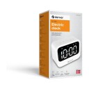 Denver EC-54W Bluetooth Klokkeradio Hvit med Doble Alarmer