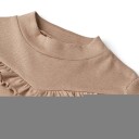 Wheat T Shirt Rib Ls Rosetta Soft Brown (98 /3 år)