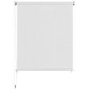 vidaXL Utendørs rullegardin 205 (B) x 140 (H) cm hvit