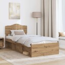  Sengestamme Kunstnerisk Eik 75 x 190 cm Massiv furu