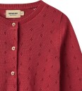 Wheat Cardigan   Strikk   Maia   Rød Cherry   Wheat   4 år (104)   Cardigan Bordeaux