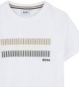 BOSS T skjorte   Hvit m. Striper   BOSS   14 år 164   T skjorte