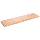 Benkeplate til bad lysebrun 120x30x 2-4  cm behandlet heltre