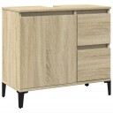 Vidaxl Baderomsskap sonoma eik 65x33x60 cm konstruert tre 847405