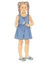 Butterick 6202- Kjole til barn CL (6-7-8)