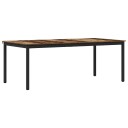 vidaXL Spisebord 200 x 100 x 75 cm Konstruert tre Rektangulær