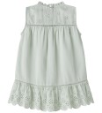 Name It NmfHalcyon Ermeløs Kjole til Småbarn Pale Aqua 110