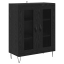 Serviesskap Svart Eik 69,5 x 34 x 90 cm Konstruert tre