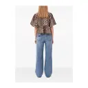 Ganni Dame Bluser & Skjorter Brun S,